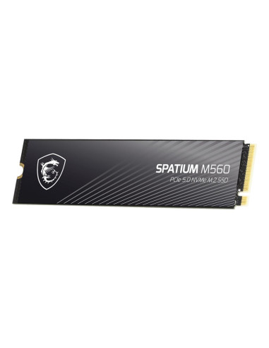 SSD, MSI, SPATIUM M560, 2TB, M.2, PCIe Gen5, NVMe, 3D NAND, Write speed 8700 MBytes/sec, Read speed 10300 MBytes/sec, TBW 1200 