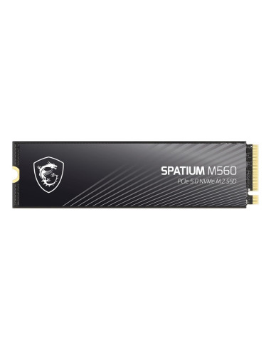 SSD, MSI, SPATIUM M560, 2TB, M.2, PCIe Gen5, NVMe, 3D NAND, Write speed 8700 MBytes/sec, Read speed 10300 MBytes/sec, TBW 1200 