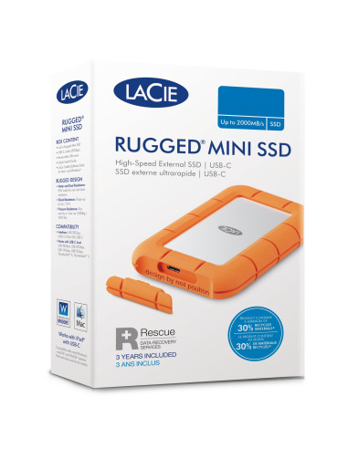 External HDD, LACIE, Rugged Mini, 5TB, USB 3.0, STJJ5000400