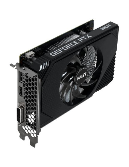 Graphics Card, PALIT, NVIDIA, GeForce RTX 3050, 1042 MHz, 6 GB, GDDR6, 96 bit, PCI Express 4.0, Active, NE63050018JE-1072F