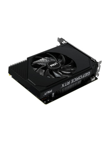 Graphics Card, PALIT, NVIDIA, GeForce RTX 3050, 1042 MHz, 6 GB, GDDR6, 96 bit, PCI Express 4.0, Active, NE63050018JE-1072F