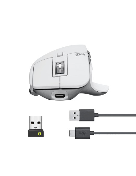 MOUSE BLUETH LASER MX MASTER3S/PALE GREY 910-006560 LOGITECH