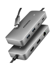 I/O HUB USB-C 3P HDMI DP/0.15M HMC-CUB83X2 AXAGON