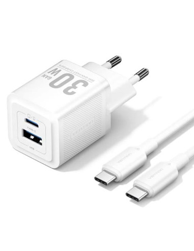 MOBILE CHARGER WALL USB +CABLE/30W 2P TZ-FEQW0-EU-01 VENTION