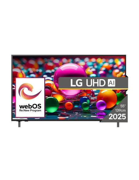 TV Set, LG, 55", 4K/Smart, 3840x2160, Wireless LAN, Bluetooth, webOS, 55UA75003LA