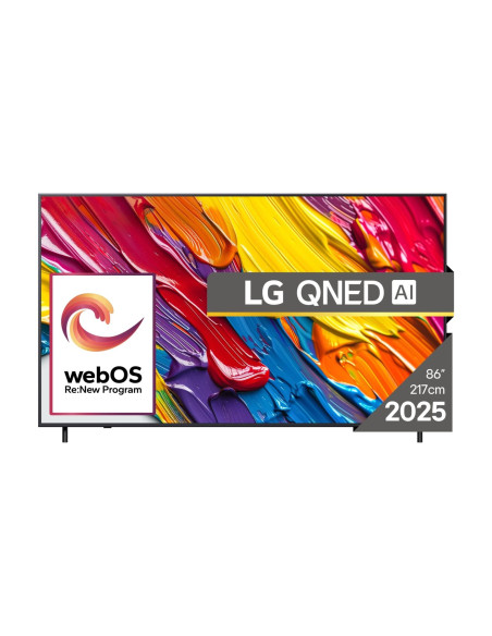 TV Set, LG, 86", 4K/Smart, 3840x2160, Wireless LAN, Bluetooth, webOS, Black, 86QNED82A3B