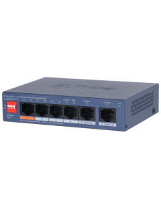 Switch, DAHUA, DH-CS4006-4ET2GT-60, Switch layer L2, 2xRJ-45 ports, RJ-45 Ports Type Fast Ethernet (10/100), 4xGigabit Ethernet