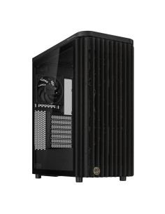 Case, ASUS, ProArt PA401 Wood Edition - Tempered Glass Panel, MidiTower, Case product features Transparent panel, Not included,