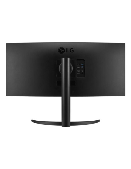 LCD Monitor, LG, 34WR55QK-B, 34", Business/Curved/21 : 9, Panel VA, 3440x1440, 21:9, 100Hz, 5 ms, Height adjustable, Tilt, Colo