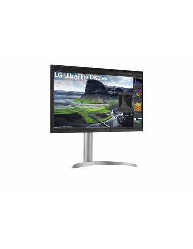 LCD Monitor, LG, 27UQ850V-W, 27", Business/4K, Panel IPS, 3840x2160, 16:9, 60 Hz, 5 ms, Speakers, Pivot, Height adjustable, Til