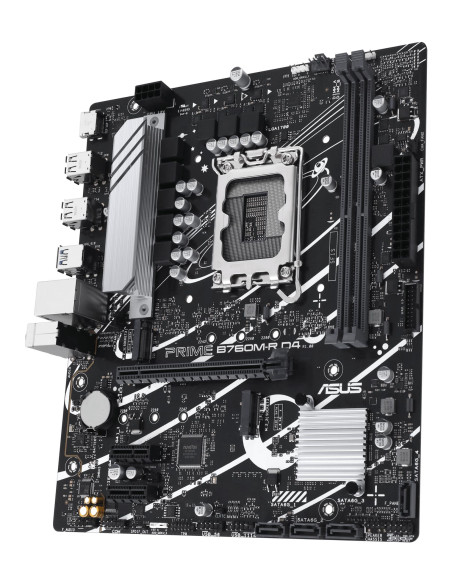 Mainboard, ASUS, Intel B760 Express, LGA1700, Micro-ATX, Memory DDR4, Memory slots 2, 2xPCI-Express 4.0 1x, 1xPCI-Express 4.0 1