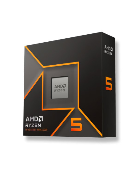 CPU, AMD, Desktop, AMD Ryzen 5, R5-9600X, Granite Ridge AM5, 3900 MHz, Cores 6, 32MB, Socket SAM5, 65 Watts, GPU Radeon, BOX, 1