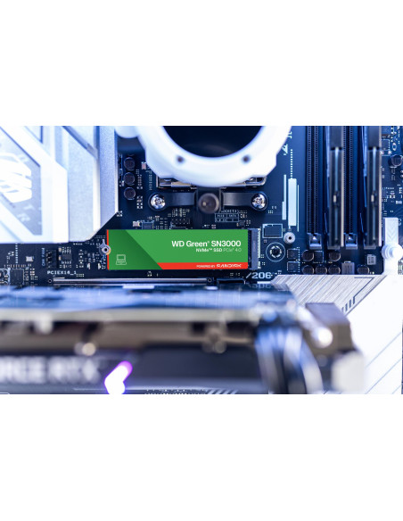 SSD, SANDISK, 150xTBW rating, MTBF 1.75 h, NVMe Yes, PCI Express 4.0, M.2, 500 GB, POWERED BY SANDISK, Green, WDS500G4G0E