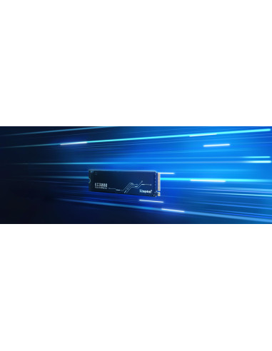 SSD, KINGSTON, KC3000, 2TB, M.2, NVMe, 3D TLC, Write speed 7000 MBytes/sec, Read speed 7000 MBytes/sec, MTBF 1800000 hours, SKC