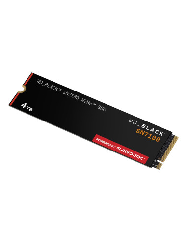 SSD, SANDISK, Read speed 7000 MB/s, Write speed 6700 MB/s, NVMe Yes, PCI Express 4.0, M.2, 4000 GB, POWERED BY SANDISK, Black S