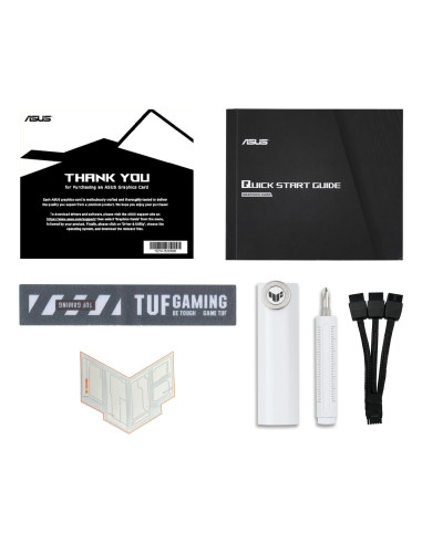 Graphics Card, ASUS, NVIDIA, GeForce RTX 5070 Ti, 16 GB, GDDR7, 256 bit, PCI Express 5.0, Active, RTX5070TI-O16G-WHITE-GAM