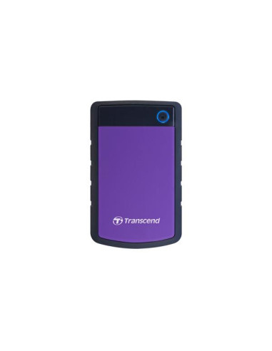 External HDD, TRANSCEND, StoreJet, 4TB, USB 3.0, Colour Purple, TS4TSJ25H3P