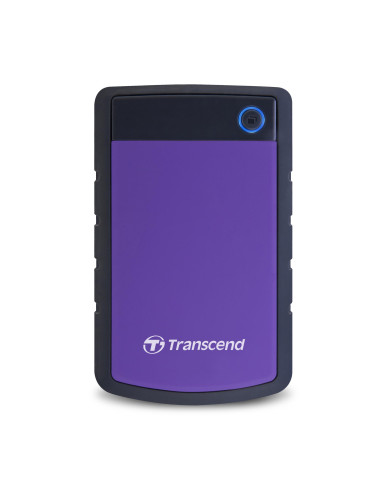 External HDD, TRANSCEND, StoreJet, 4TB, USB 3.0, Colour Purple, TS4TSJ25H3P