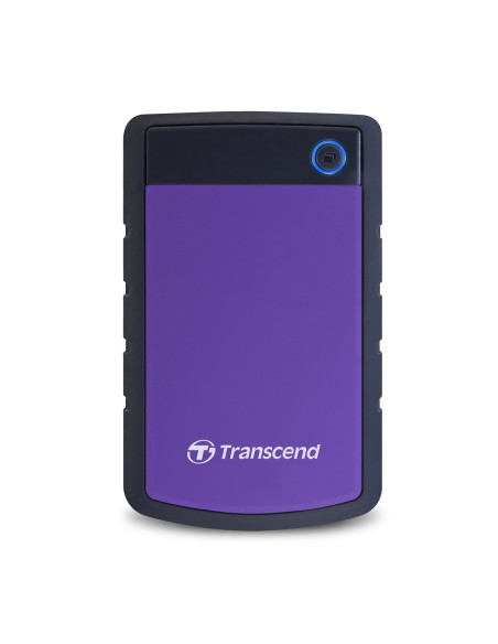 External HDD, TRANSCEND, StoreJet, 4TB, USB 3.0, Colour Purple, TS4TSJ25H3P