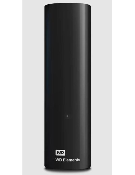 External HDD, WESTERN DIGITAL, Elements Desktop, WDBWLG0200HBK-EESN, 20TB, USB 3.0, Drives 1, Black, WDBWLG0200HBK-EESN