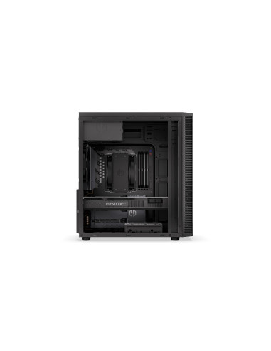 Case, ENDORFY, Armis 100 Solid, Not included, ATX, MicroATX, MiniITX, Colour Black, EY2A015