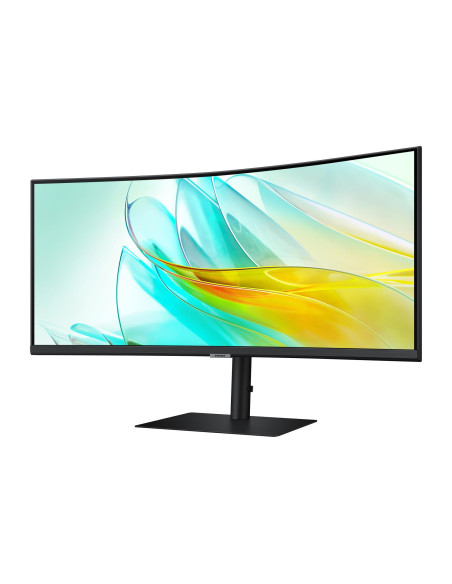 LCD Monitor, SAMSUNG, S65UC, 34", Curved/21 : 9, Panel VA, 3440x1440, 21:9, 100Hz, 5 ms, Speakers, Tilt, Colour Black, LS34C652