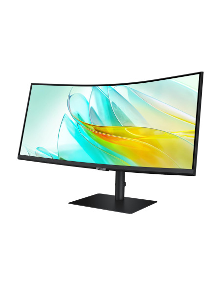 LCD Monitor, SAMSUNG, S65UC, 34", Curved/21 : 9, Panel VA, 3440x1440, 21:9, 100Hz, 5 ms, Speakers, Tilt, Colour Black, LS34C652