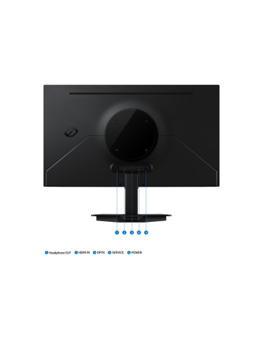 Monitor, SAMSUNG, 27 ", 2560 x 1440 pixels, Quad HD, Native aspect ratio 16:9, OLED, Flat, LS27FG500SUXEN