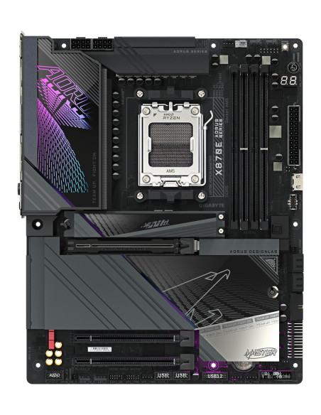 Mainboard, GIGABYTE, AMD X870E, SAM5, ATX, Memory DDR5, Memory slots 4, 1xPCI-Express 3.0 4x, 1xPCI-Express 4.0 4x , 1xPCI-Expr