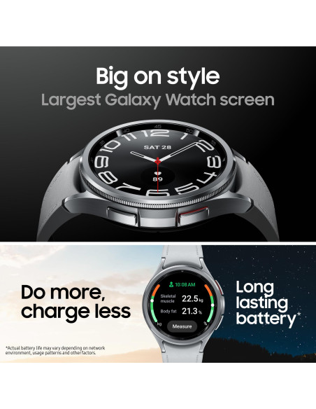 SMARTWATCH GALAXY WATCH6 CLAS./LTE 43MM BLACK SM-R955 SAMSUNG
