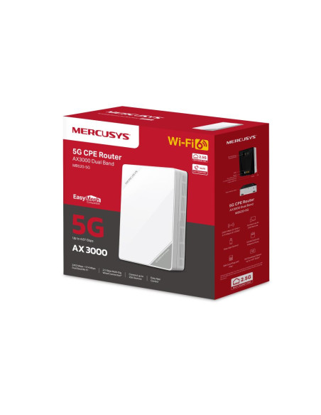 Wireless Router, MERCUSYS, 3000 Mbps, LAN WAN ports 1, MB520-5G