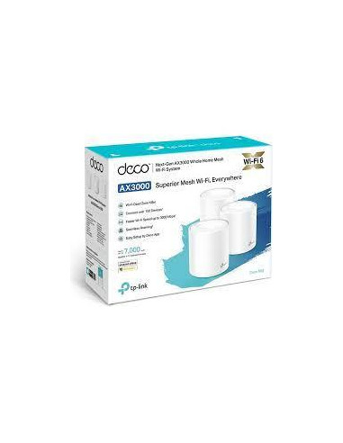 Wireless Router, TP-LINK, Wireless Router, 3-pack, 3000 Mbps, Mesh, IEEE 802.11a, IEEE 802.11n, IEEE 802.11ac, IEEE 802.11ax, 2