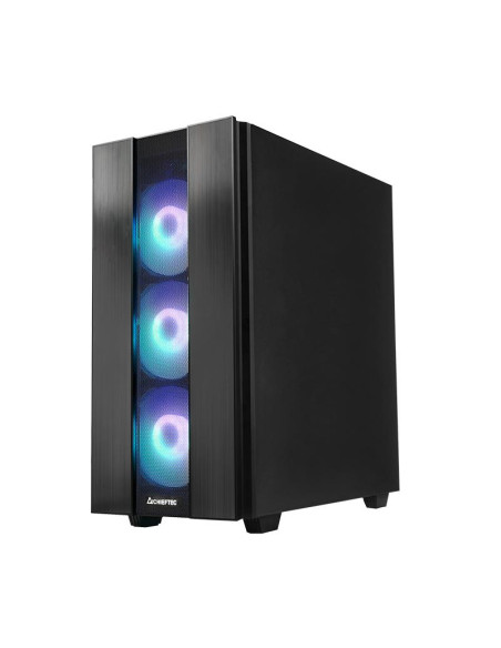 Case, CHIEFTEC, HUNTER 2, MidiTower, Not included, ATX, MicroATX, MiniITX, Colour Black, GS-02B-OP