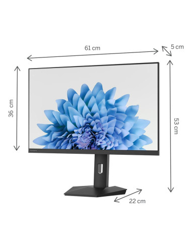 LCD Monitor, THOMSON, 27 ", 1920 x 1080 pixels, Full HD, Native aspect ratio 16:9, Flat, M27FB5C15