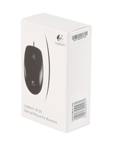 MOUSE USB OPTICAL B100/BLACK OEM 910-003357 LOGITECH