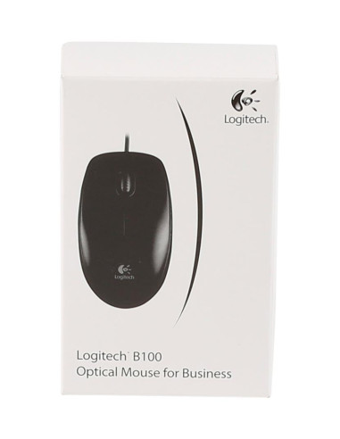 MOUSE USB OPTICAL B100/BLACK OEM 910-003357 LOGITECH