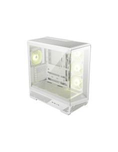 Case, MSI, ATX/micro ATX/Mini-ITX, White/Transparent, Midi Tower, MAG PANO 130R PZ WHITE, MAGPANO130RPZWHITE