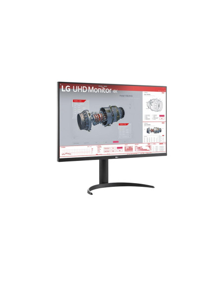LCD Monitor, LG, 31.5 ", 3840 x 2160 pixels, 4K Ultra HD, Flat, 32BR55UK-B