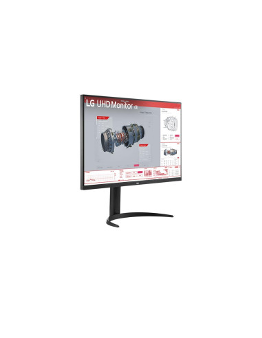 LCD Monitor, LG, 31.5 ", 3840 x 2160 pixels, 4K Ultra HD, Flat, 32BR55UK-B