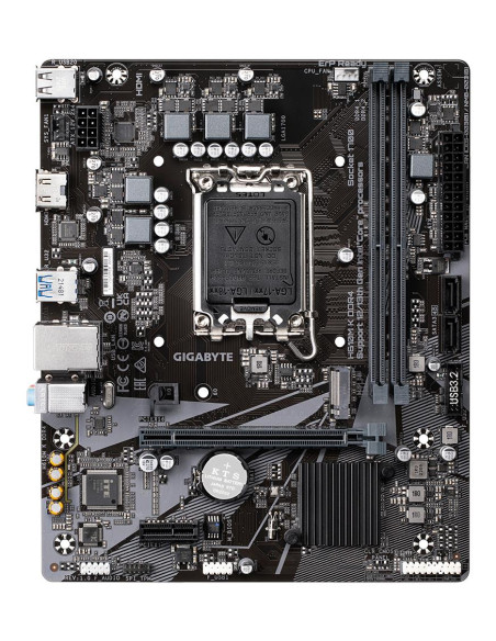 Mainboard, GIGABYTE, Intel H610, LGA1700, Micro-ATX, Memory DDR4, Memory slots 2, H610MKDDR42.0
