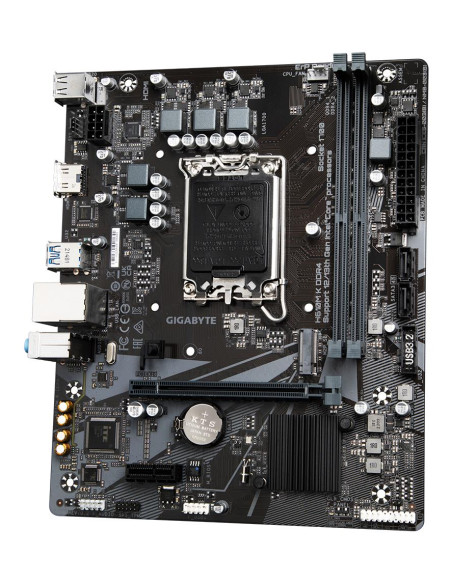 Mainboard, GIGABYTE, Intel H610, LGA1700, Micro-ATX, Memory DDR4, Memory slots 2, H610MKDDR42.0