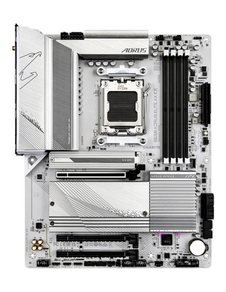 Mainboard, GIGABYTE, AMD B650, SAM5, ATX, Memory DDR5, Memory slots 4, B650AELITEAXICE1.1
