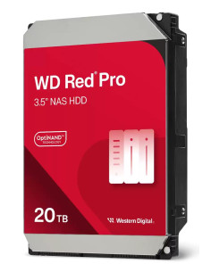 HDD, WESTERN DIGITAL, Red Pro, 20TB, SATA 3.0, 512 MB, 7200 rpm, 3,5", WD202KFGX