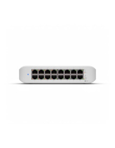Switch, UBIQUITI, USW-LITE-16-POE, Type L2, 16x10Base-T / 100Base-TX / 1000Base-T, PoE+ ports 8, 45 Watts, USW-LITE-16-POE