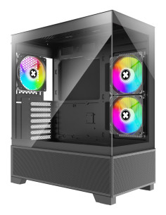 Case, XILENCE, XG172, MidiTower, Case product features Fan control panel/Transparent panel, Not included, Colour Black, XG172