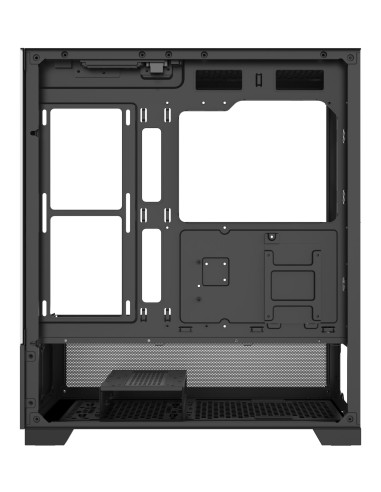 Case, XILENCE, XG172, MidiTower, Case product features Fan control panel/Transparent panel, Not included, Colour Black, XG172
