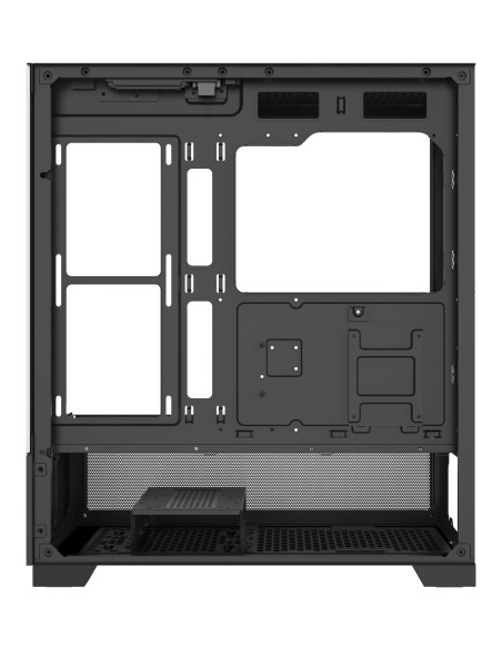 Case, XILENCE, XG172, MidiTower, Case product features Fan control panel/Transparent panel, Not included, Colour Black, XG172