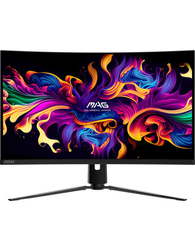 Monitor, MSI, MAG 321CUP QD-OLED, 31.5", Gaming/Curved/4K, Panel QD-OLED, 3840x2160, 16:9, 165 Hz, 0.03 ms, MAG321CUPQD-OLED