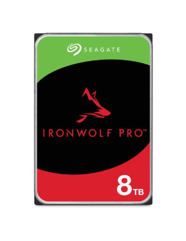 HDD, SEAGATE, IronWolf Pro, 8TB, SATA, 256 MB, 7200 rpm, 3,5", ST8000NT001