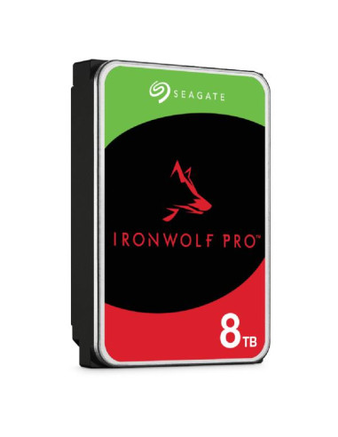 HDD, SEAGATE, IronWolf Pro, 8TB, SATA, 256 MB, 7200 rpm, 3,5", ST8000NT001